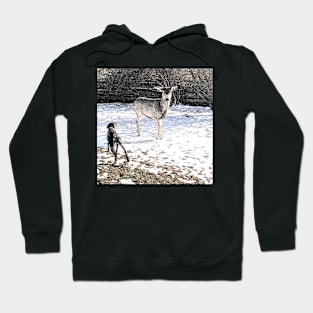 Dog and Deer Hoodie